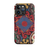 Braided - Uzbekistan Textile Art Phone Case Iphone 15 Pro Max / Matte Patterned Smartphone Mobile Cases