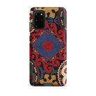 Braided Uzbekistan Textile Art Samsung Case, Galaxy S20 Plus / Matte, Smartphone Decorative Folk Art Style Case