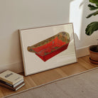 Bread Tray Mildred Ford 1930s Kitchen Art Print, 30x20’’ / 76x51cm / Unframed, Framed Artwork Red Bathtub Decorative Metallic Bronze
