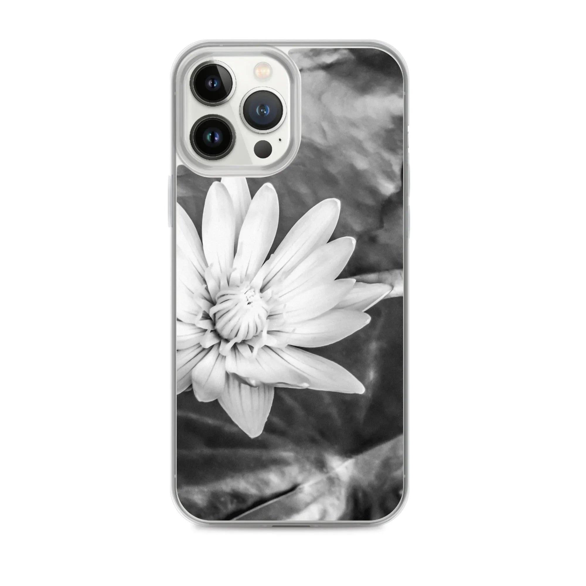 Breakthrough Floral Iphone Case - Black And White - Iphone 13 Pro Max - Mobile Phone Cases - Aesthetic Art