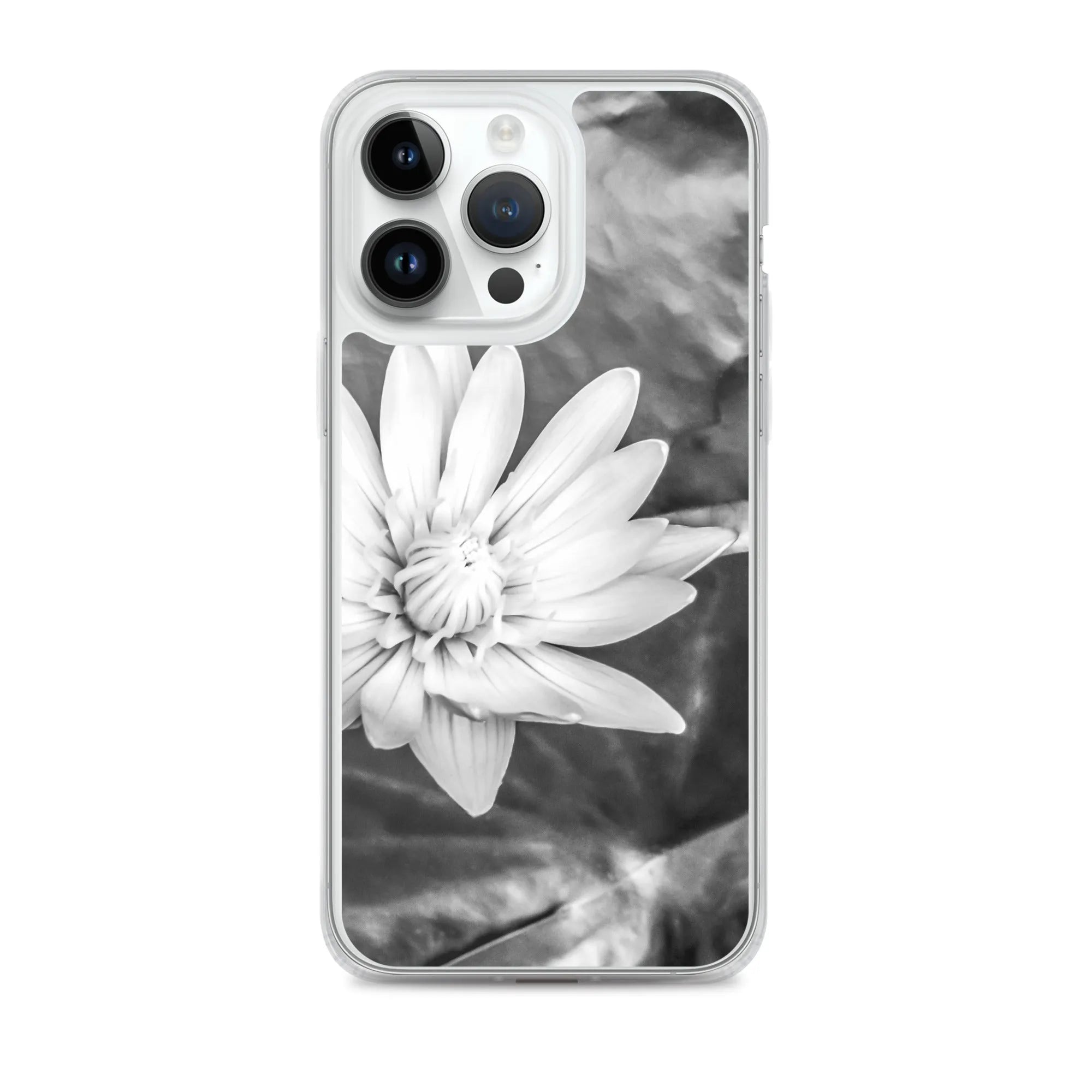 Breakthrough Floral Iphone Case - Black And White - Iphone 14 Pro Max - Mobile Phone Cases - Aesthetic Art