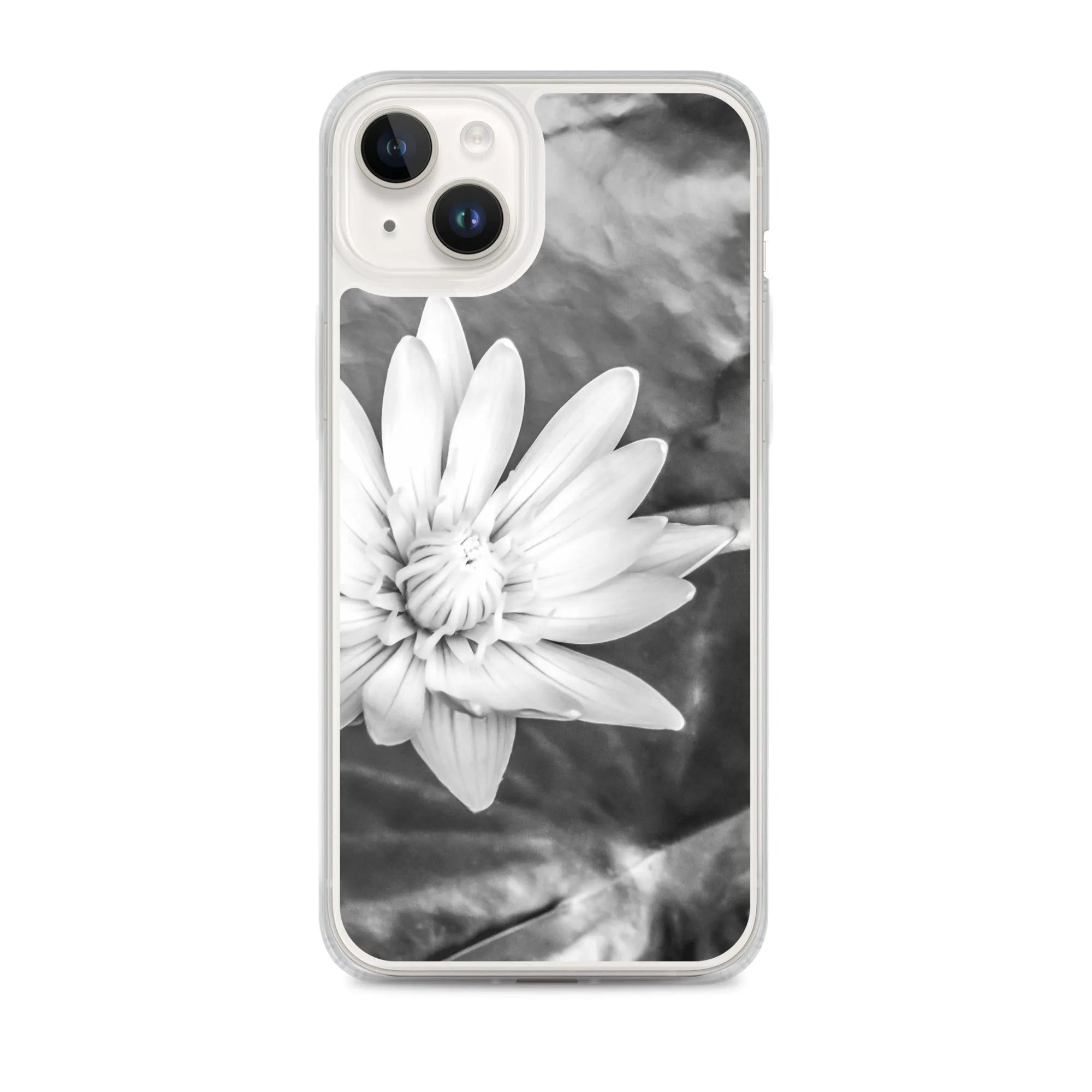 Breakthrough Floral Iphone Case - Black And White - Iphone 14 Plus - Mobile Phone Cases - Aesthetic Art