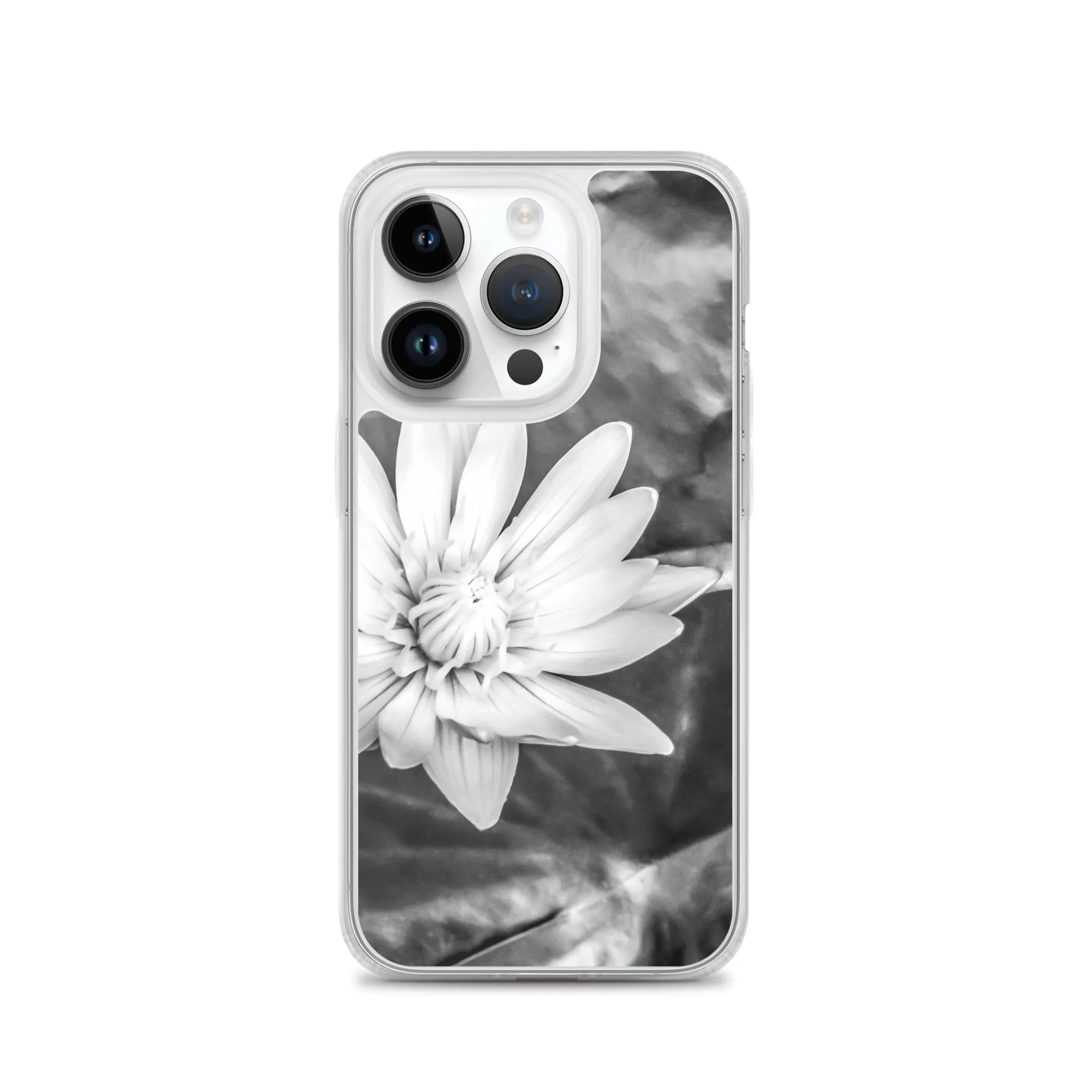 Breakthrough Floral Iphone Case - Black And White - Iphone 14 Pro - Mobile Phone Cases - Aesthetic Art