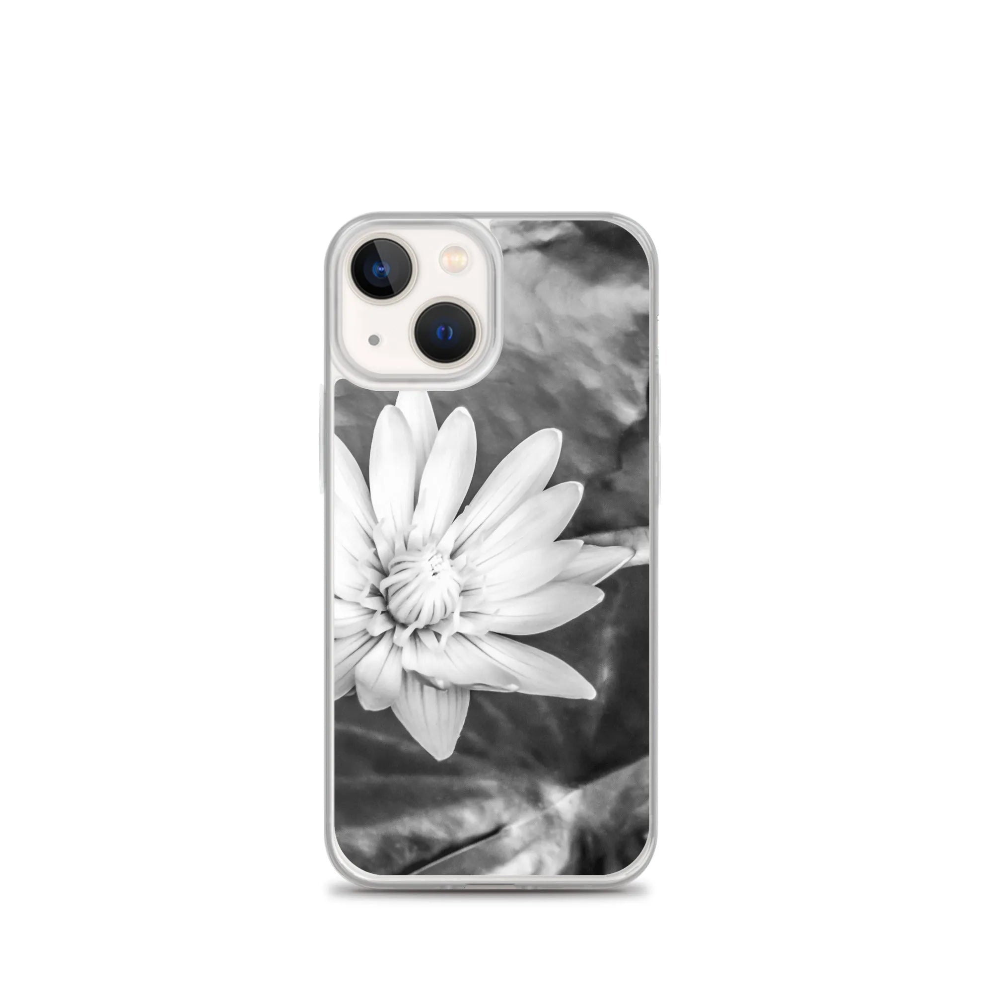 Breakthrough Floral Iphone Case - Black And White - Iphone 13 Mini - Mobile Phone Cases - Aesthetic Art