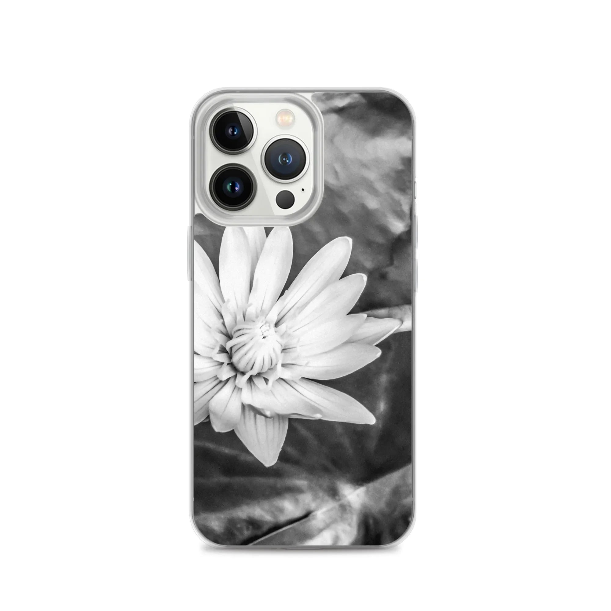 Breakthrough Floral Iphone Case - Black And White - Iphone 13 Pro - Mobile Phone Cases - Aesthetic Art
