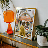 Brickfields - Kuala Lumpur Street Photography Art Print, 24x32’’ / 61x81cm / Unframed, Framed Photograph Yellow Outfit Past Decorative