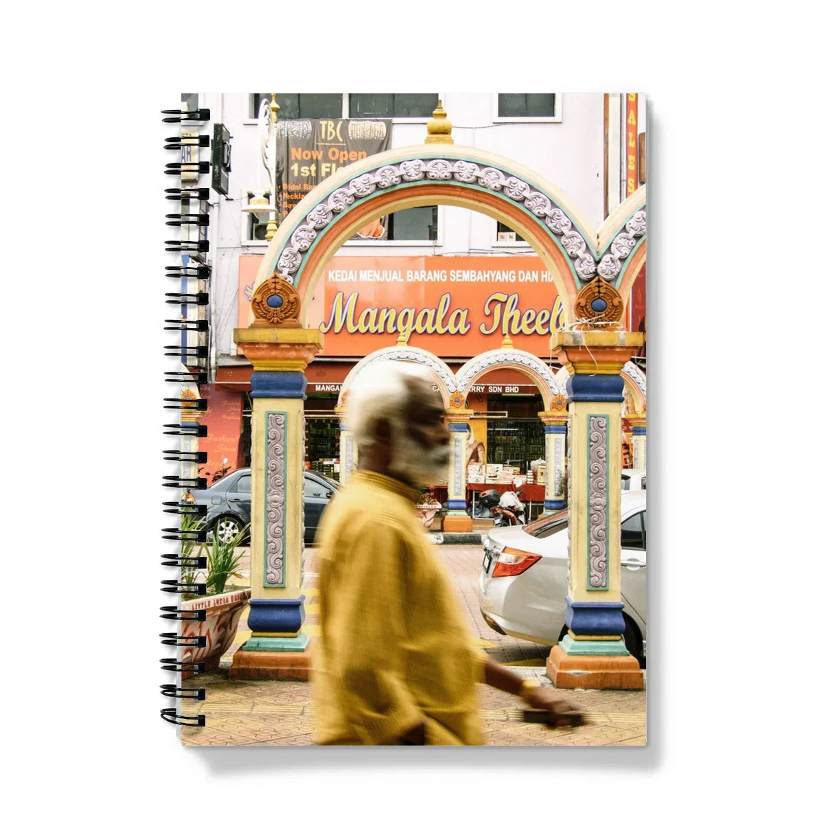 Brickfields - Kuala Lumpur Street Photography Notebook - A5 - Graph Paper