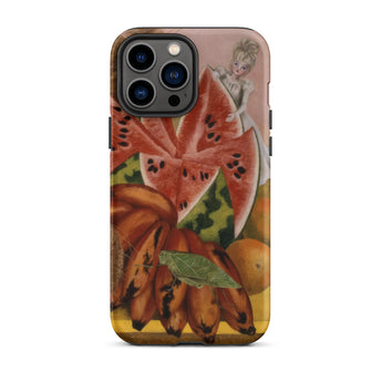 The Bride Frightened at Seeing Life Opened - Frida Kahlo Iphone Case, 13 Pro Max / Matte, Iphone Case Vibrant Life Painting Sliced