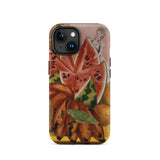 The Bride Frightened at Seeing Life Opened - Frida Kahlo Iphone Case, 15 / Matte, Phone Case Life Painting Sliced Watermelon Bananas Fruit