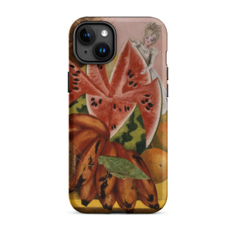 The Bride Frightened at Seeing Life Opened - Frida Kahlo Iphone Case, 15 Plus / Matte, Phone Case Life Painting Sliced Watermelons Bananas