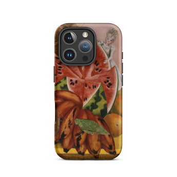 The Bride Frightened at Seeing Life Opened - Frida Kahlo Iphone Case, 16 Pro / Matte, Iphone Case Vibrant Fruit Fairy Design