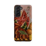 The Bride Frightened at Seeing Life Opened - Frida Kahlo Samsung Case, Galaxy S21 Fe / Matte, Phone Case Vibrant Life Painting Sliced