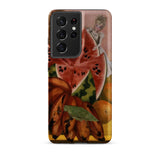 The Bride Frightened at Seeing Life Opened - Frida Kahlo Samsung Case, Galaxy S21 Ultra / Matte, Smartphone Case Life Painting Fruit Figure