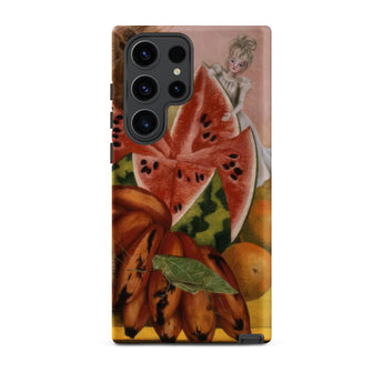 The Bride Frightened at Seeing Life Opened - Frida Kahlo Samsung Case, Galaxy S23 Ultra / Matte, Smartphone Fruit-themed Protective Case