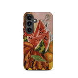 The Bride Frightened at Seeing Life Opened - Frida Kahlo Samsung Case, Galaxy S24 / Matte, Smartphone Case Vibrant Life Painting Fruit