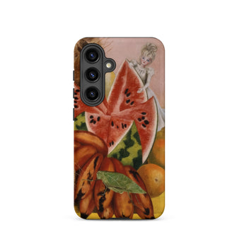 The Bride Frightened at Seeing Life Opened - Frida Kahlo Samsung Case, Galaxy S24 / Matte, Smartphone Case Vibrant Life Painting Fruit