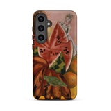 The Bride Frightened at Seeing Life Opened - Frida Kahlo Samsung Case, Galaxy S24 Plus / Matte, Smartphone Vibrant Life Painting Fruit