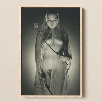 The Bride - Max Dupain kunstprint / Canvas, 12x18’’ / 31x46cm / Naturel frame, Posterprints & visuele kunstwerken, Toby Leon