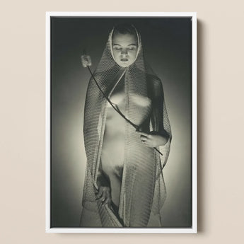 The Bride - Max Dupain kunstprint / Canvas, 12x18’’ / 31x46cm / Wit frame, Posterprints & visuele kunstwerken, Toby Leon