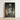 Black-and-white Photographic Print Light Wood Frame Woman Draped Wide-mesh Fishing Net, Drapes, Open Lattice Pressing, Shadow-diamonds,