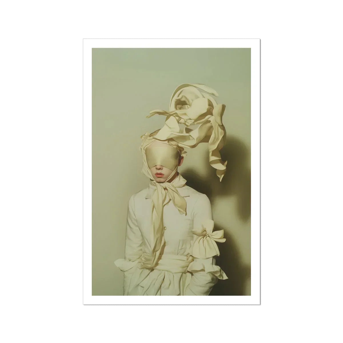 Bright Side - Surreal High Fashion Art Print, 20’’x30’’ / Unframed, Avant-garde Fashion Ensemble