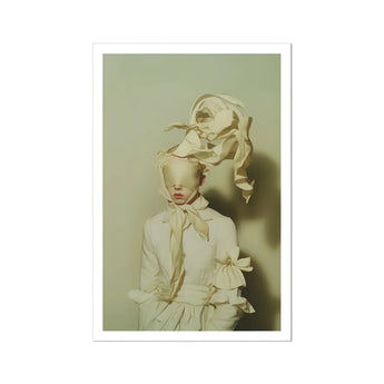 Bright Side - Surreal High Fashion Art Print / Canvas Avant-garde Fashion Ensemble Surreal High Fashion, Ethereal Metamorphosis,