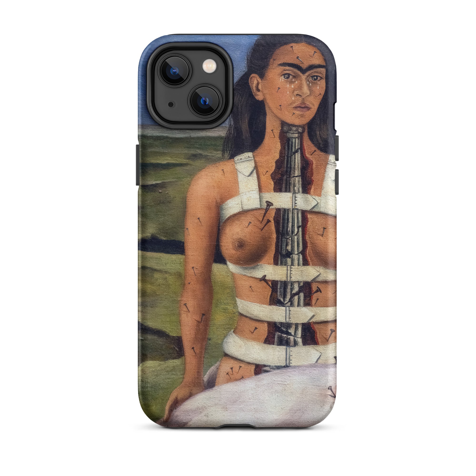 The Broken Column - Frida Kahlo Iphone Case, 14 Plus / Matte