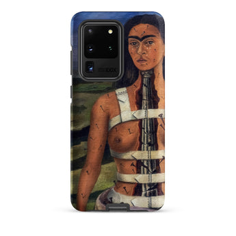 The Broken Column - Frida Kahlo Samsung Case, Galaxy S20 Ultra / Matte, Smartphone Case Painting Frida Kahlo Visible Camera Bump