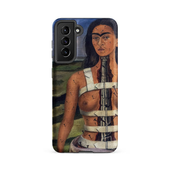 The Broken Column - Frida Kahlo Samsung Case, Galaxy S21 Fe / Matte, Smartphone Case Printed Frida Kahlo’s Broken Column Painting