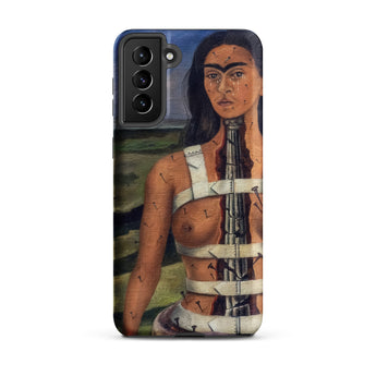 The Broken Column - Frida Kahlo Samsung Case, Galaxy S21 Plus / Matte, Smartphone Case Painted Portrait Frida Kahlo