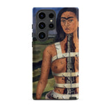 The Broken Column - Frida Kahlo Samsung Case, Galaxy S23 Ultra / Matte, Smartphone Case Replica Frida Kahlo’s Broken Column Painting