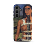 The Broken Column - Frida Kahlo Samsung Case, Galaxy S24 Plus / Matte, Smartphone Case Painting Woman Exposed Spine