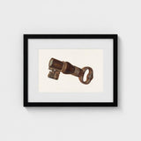 Bronze Key Bank - William O. Fletcher 1930s Art Print / Canvas Decorative, Enigmatic Prints