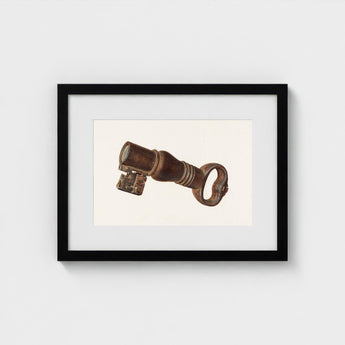 Bronze Key Bank - William O. Fletcher 1930s Art Print / Canvas Decorative, Enigmatic Prints