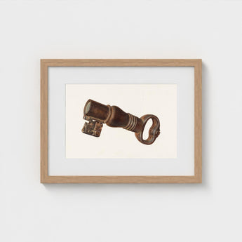 Bronze Key Bank - William O. Fletcher 1930s Art Print / Canvas Decorative, Enigmatic Prints