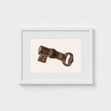Bronze Key Bank - William O. Fletcher 1930s Art Print / Canvas Decorative, Enigmatic Prints