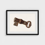Bronze Key Bank - William O. Fletcher 1930s Art Print / Canvas Decorative, Enigmatic Prints
