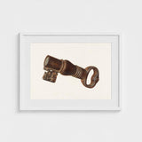 Bronze Key Bank - William O. Fletcher 1930s Art Print / Canvas Decorative, Enigmatic Prints