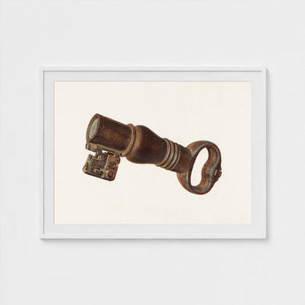 Bronze Key Bank - William O. Fletcher 1930s Art Print / Canvas Decorative, Enigmatic Prints