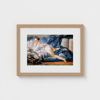 Brunette Odalisque - Francois Boucher Nude Art Print / Canvas François Boucher’s, 18th-century Rococo Masterpiece, Prints