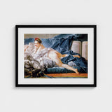 Brunette Odalisque - Francois Boucher Nude Art Print / Canvas François Boucher’s, 18th-century Rococo Masterpiece, Prints