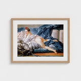 Brunette Odalisque - Francois Boucher Nude Art Print / Canvas François Boucher’s, 18th-century Rococo Masterpiece, Prints