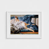 Brunette Odalisque - Francois Boucher Nude Art Print / Canvas François Boucher’s, 18th-century Rococo Masterpiece, Prints