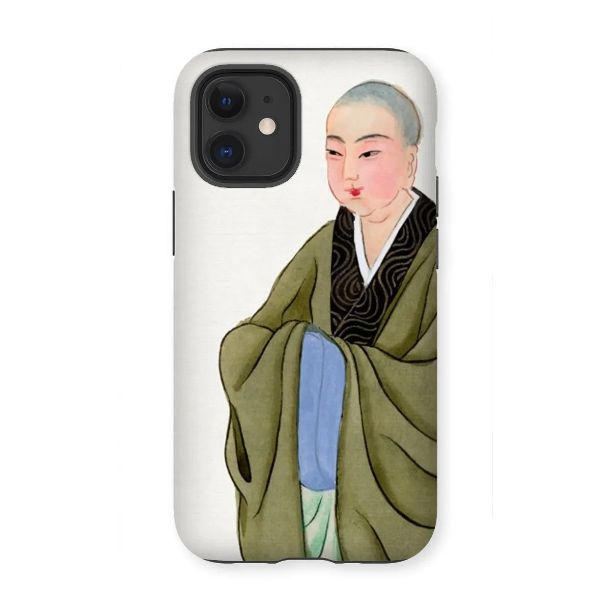 Buddhist Monk - Manchu Chinese Aesthetic Art Phone Case - Iphone 12 Mini / Matte - Mobile Phone Cases - Aesthetic Art