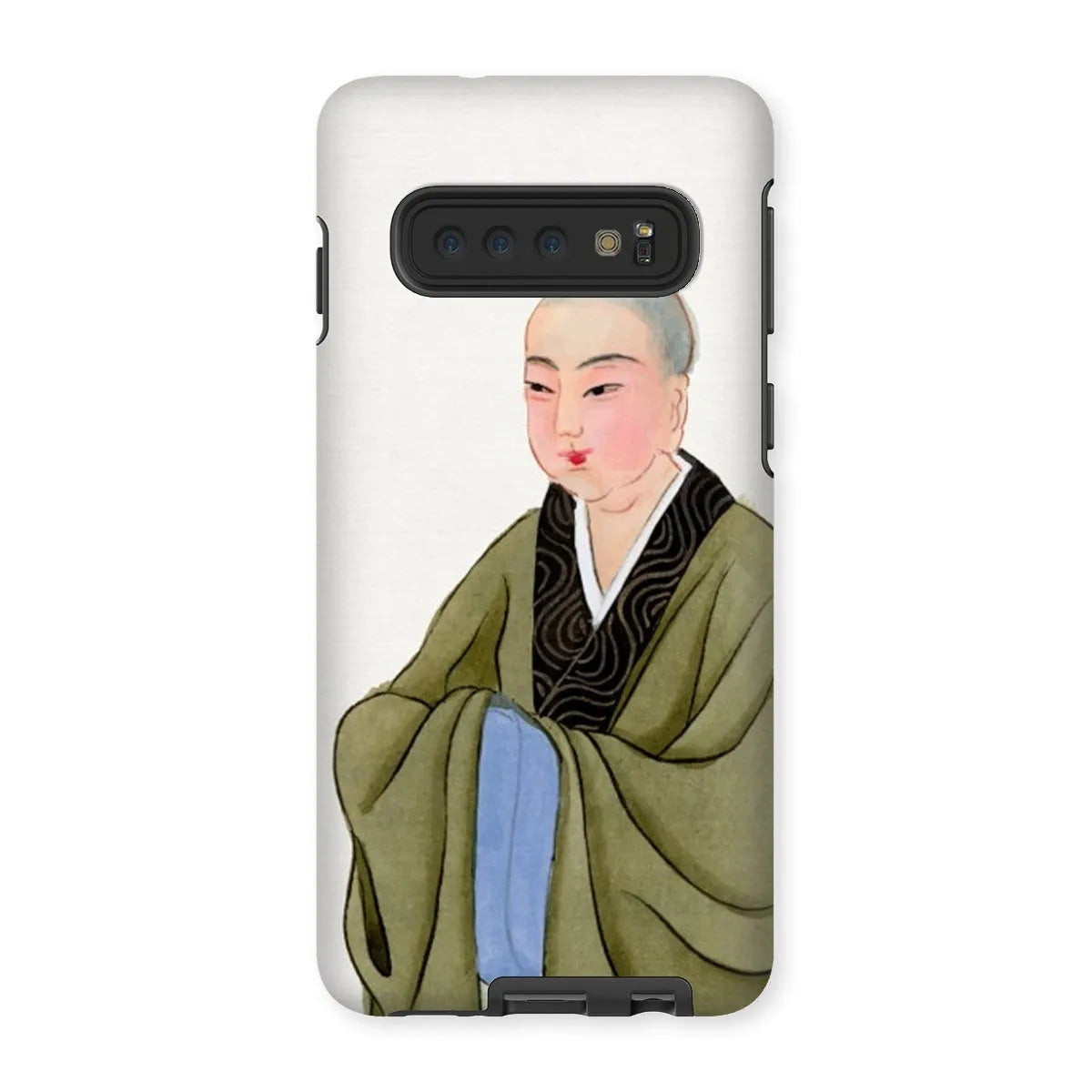 Buddhist Monk - Manchu Chinese Aesthetic Art Phone Case - Samsung Galaxy S10 / Matte - Mobile Phone Cases - Aesthetic