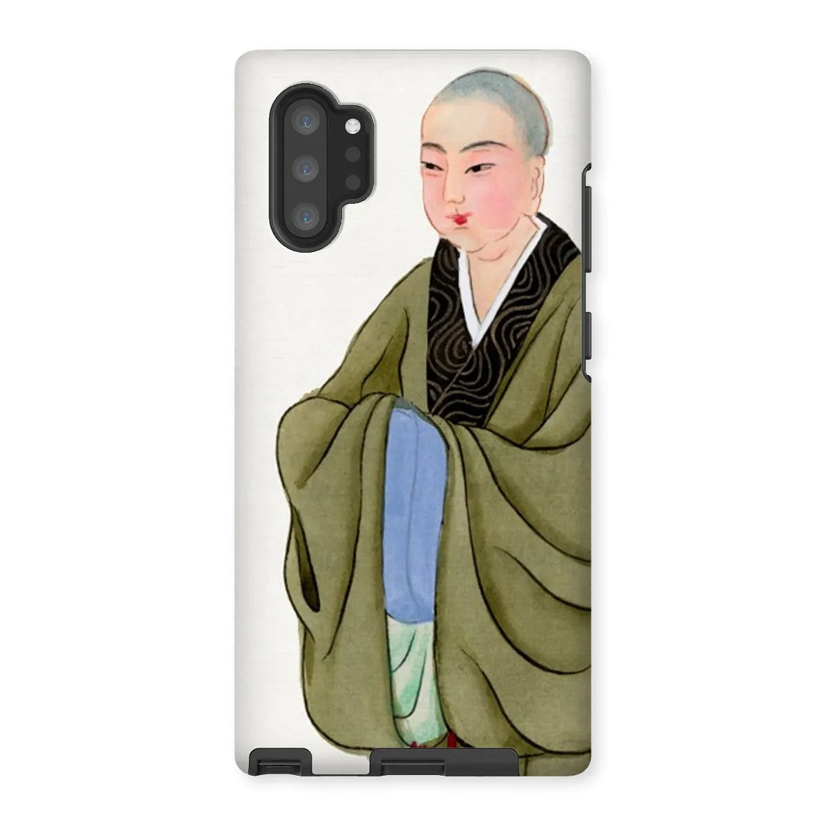 Buddhist Monk - Manchu Chinese Aesthetic Art Phone Case - Samsung Galaxy Note 10p / Matte - Mobile Phone Cases