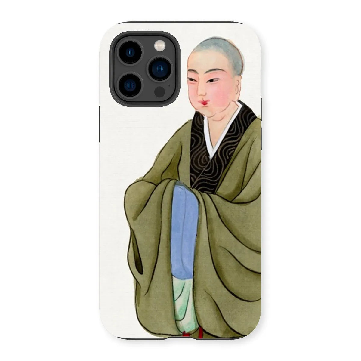 Buddhist Monk - Manchu Chinese Aesthetic Art Phone Case - Iphone 14 Pro / Matte - Mobile Phone Cases - Aesthetic Art