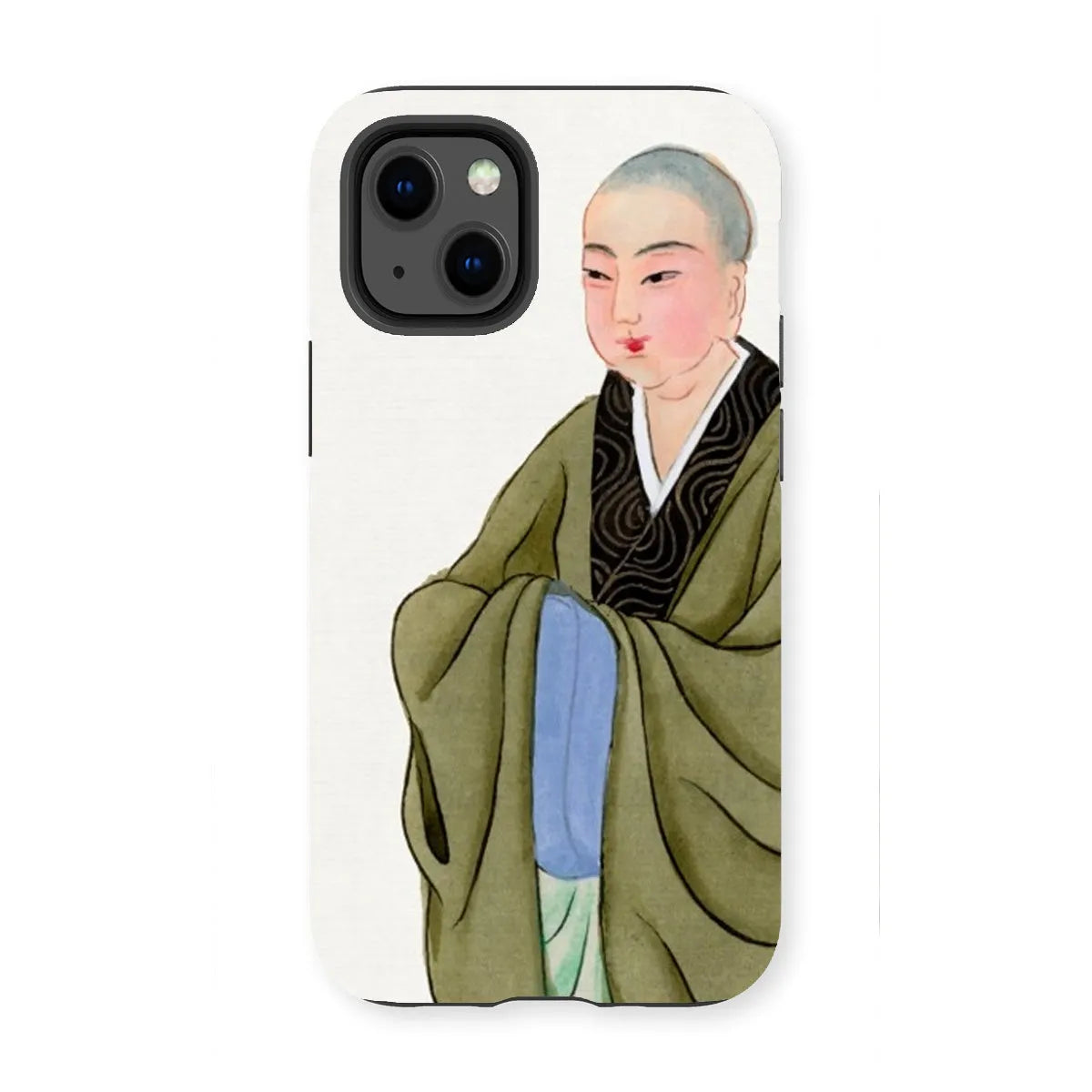 Buddhist Monk - Manchu Chinese Aesthetic Art Phone Case - Iphone 13 Mini / Matte - Mobile Phone Cases - Aesthetic Art