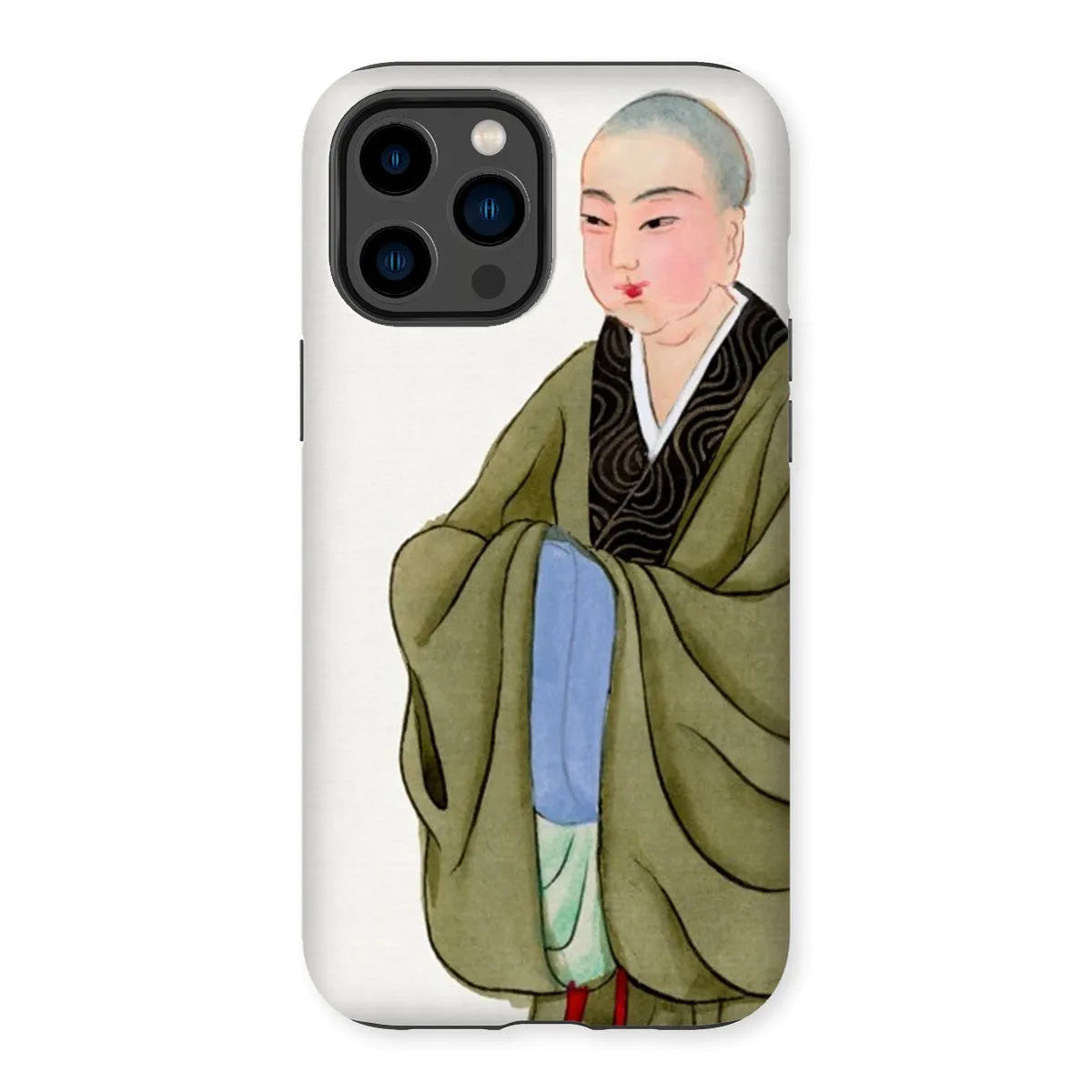 Buddhist Monk - Manchu Chinese Aesthetic Art Phone Case - Iphone 14 Pro Max / Matte - Mobile Phone Cases - Aesthetic Art