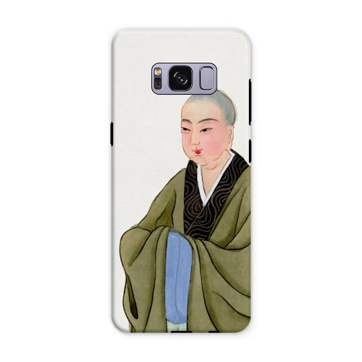 Buddhist Monk - Manchu Chinese Aesthetic Art Phone Case - Samsung Galaxy S8 Plus / Matte - Mobile Phone Cases